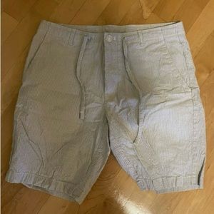 Calvin Klein Weekend Striped Stretch Chino Shorts